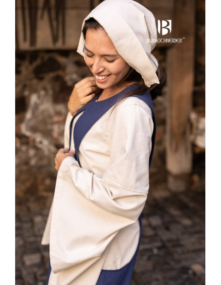 Cappellino da donna medievale Bonnet...