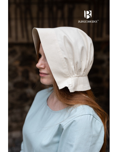 Cappellino da donna medievale Bonnet...