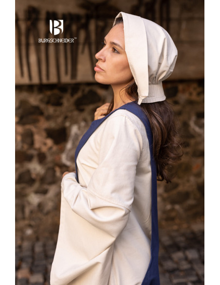 Cappellino da donna medievale Bonnet...