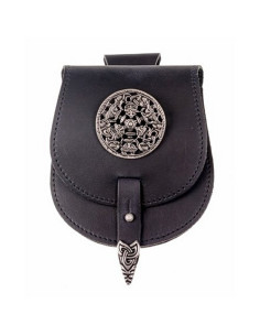 Marsupio vichingo stile Borre (16x13 cm.)