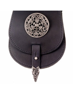 Marsupio vichingo stile Borre (16x13 cm.) 2