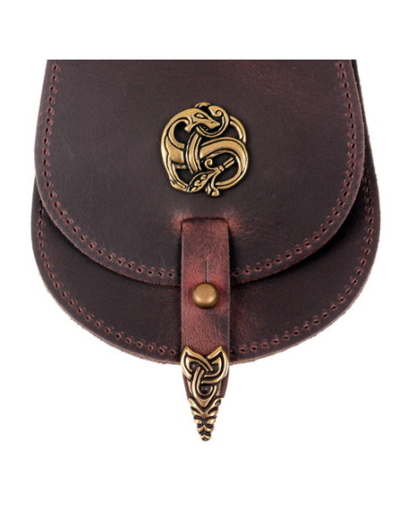 Marsupio con Drago Vichingo (16x13 cm.)