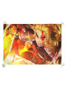 Stendardo-Bandiera Demon Slayer di Rengoku Kyoujurou (70x100 cm.)