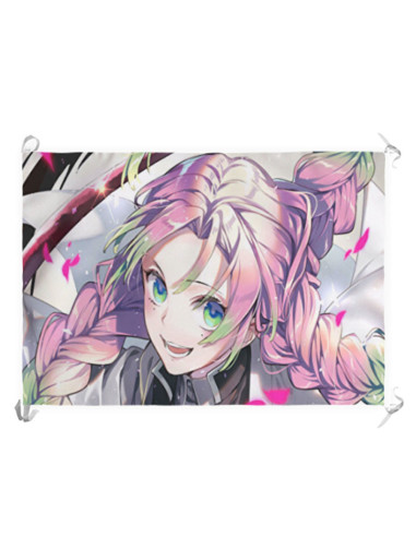 Mitsuri Kanroji Demon Banner-Bandiera (70x100 cm.)
 Materiale-Raso