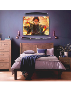 Demon Slayer Tanjiro Kamado's Banner + Katana Pack 2