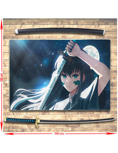 Demon Slayer Tokitou Muichirou Stendardo + Pacchetto Katana