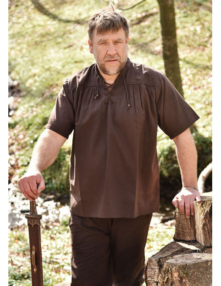 Camicia estiva medievale a maniche...