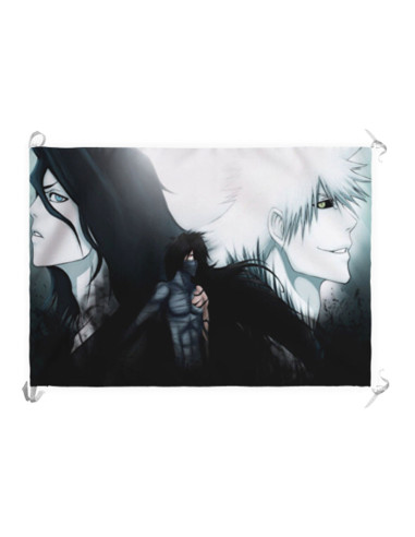 Bleach Tensa Zangetsu Hollow Ichigo Stendardo-Bandiera (70x100 cm.)
 Materiale-Raso