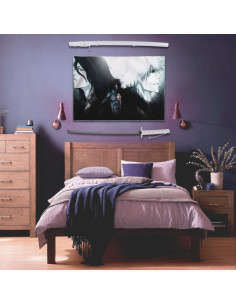 Bleach Tensa Zangetsu Hollow Ichigo Banner e Katana Pack 2