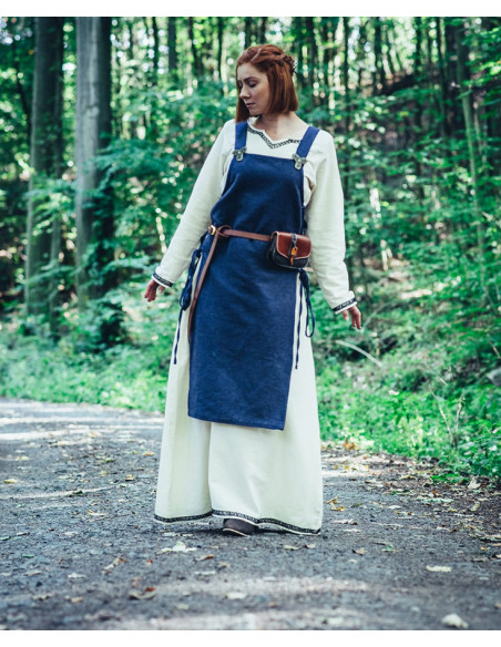 Cintura stretta medievale in pelle,...