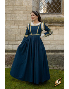 Abito Medievale Lucrecia Blu Notte