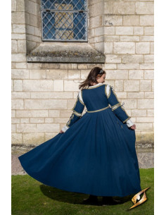 Abito Medievale Lucrecia Blu Notte 2