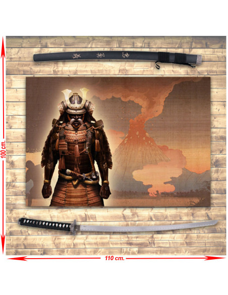Pacchetto stendardo + Katana dell'ultimo samurai
