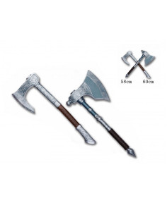 Set di 2 asce vichinghe del Valhalla, resina 2