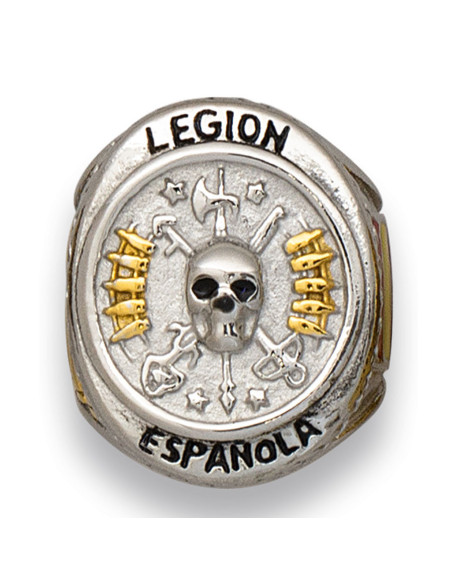 Anello in acciaio della Legione Spagnola