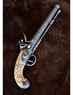 Pistola belga, Liegi, selce, fine XVIII secolo 2