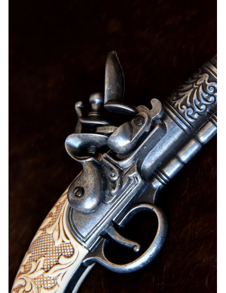 Pistola belga, Liegi, selce, fine...