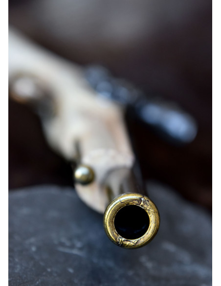 Pistola inglese a pietra focaia,...