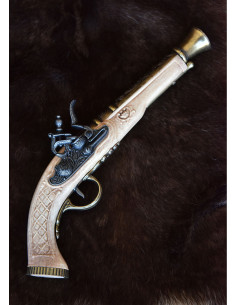 Pistola da duello Espingole, finitura avorio, XVIII secolo 2