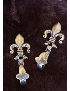 Staffa da parete Fleur de Lys, coppia 2