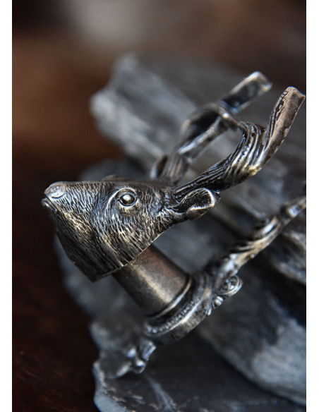 Staffa da parete cervo per spada o...