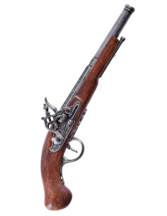Pistola inglese a pietra focaia, London S. XVIII