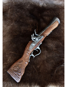 Pistola a pietra focaia Trabuco Dragon, S. XVIII 2