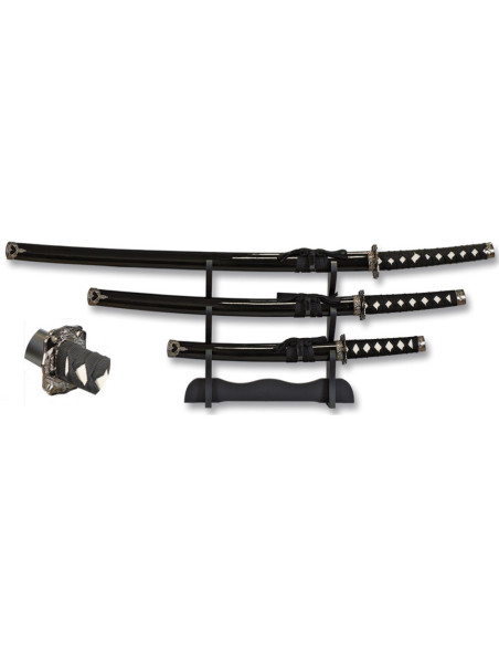 Black Tole10 set di katana, wakizashi...