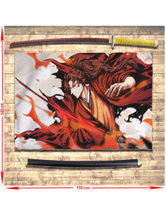 Yoriichi Tsugikuni Banner e Katana Pack, Demon Slayer
