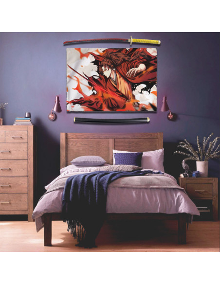 Yoriichi Tsugikuni Banner e Katana...