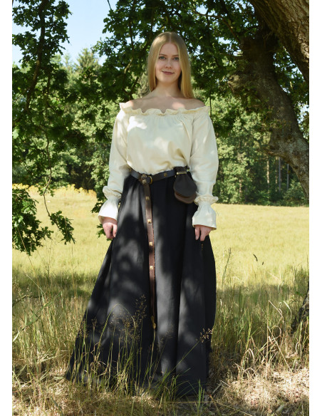 Gonna lunga medievale dal taglio...