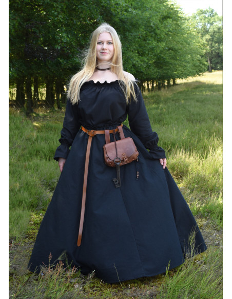 Gonna lunga medievale dal taglio...