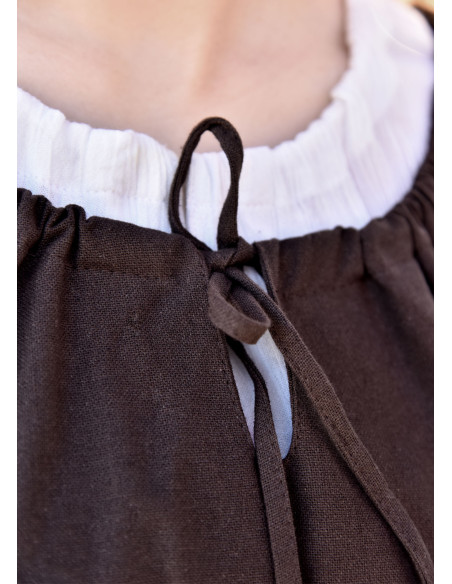 Abito medievale Ana, marrone