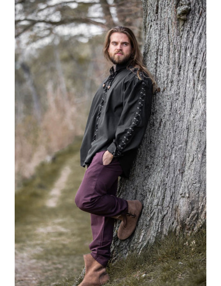 Camicia medievale con lacci modello...