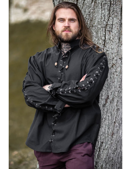 Camicia medievale con lacci modello...