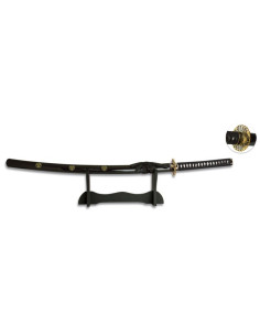 Settembre katana in legno guaina + altoparlante nero
