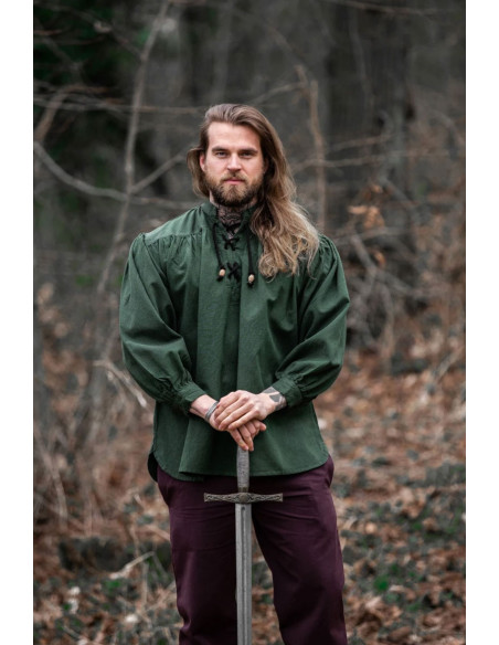 Camicia medievale con cravatte...