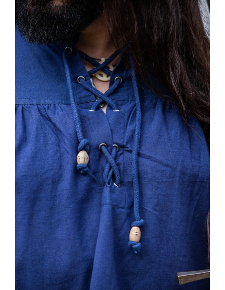 Camicia medievale Adrian con lacci,...