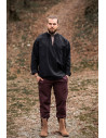 Camicia medievale modello Batrholomeus, colore nero