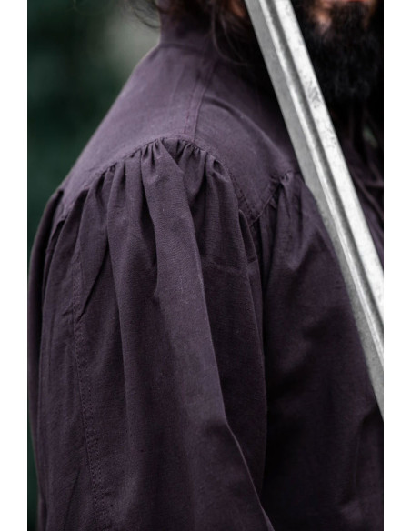 Camicia medievale Friedrich marrone...