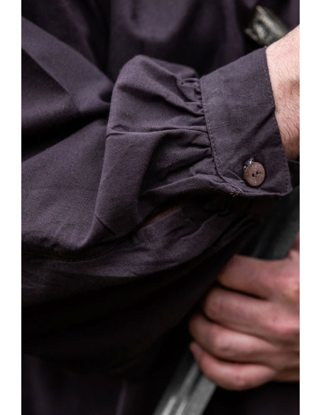 Camicia medievale Friedrich marrone...