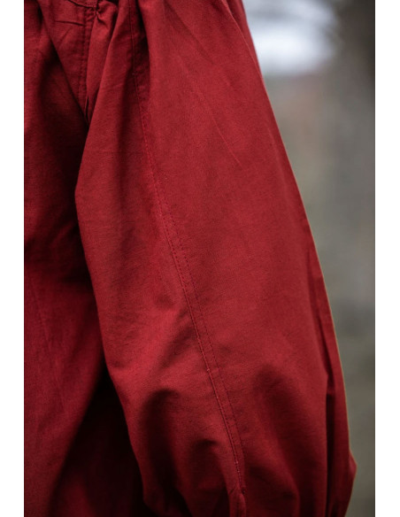 Camicia medievale rossa Friedrich con...