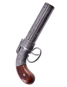 1837 Allen e Thurber Pepper Revolver, brunito