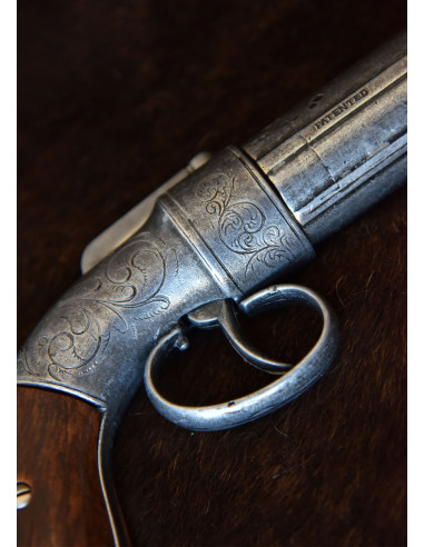 1837 Revolver Allen e Thurber Pepperbox, brunito