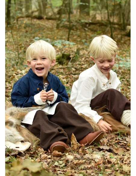 Pantaloni larghi marroni per bambino,...