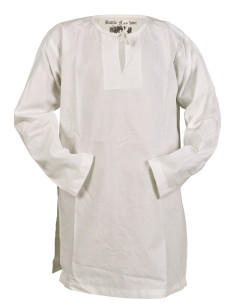 Tunica medievale per bambini modello Arn, colore bianco... 2