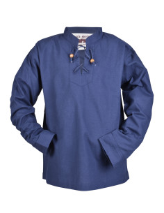 Camicia medievale blu per ragazzo, Colin