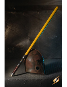 Spada laser eroica, colore giallo, 100 cm.