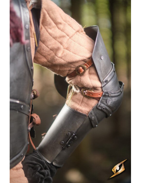 Protezioni braccio in acciaio nero...