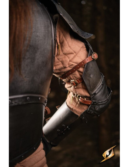 Protezioni braccio in acciaio nero...